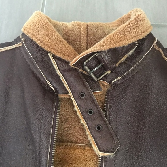 NOT FOR SALE - Rem Garson Leather and 100% Shearling Jacket - Picture 2 of 8